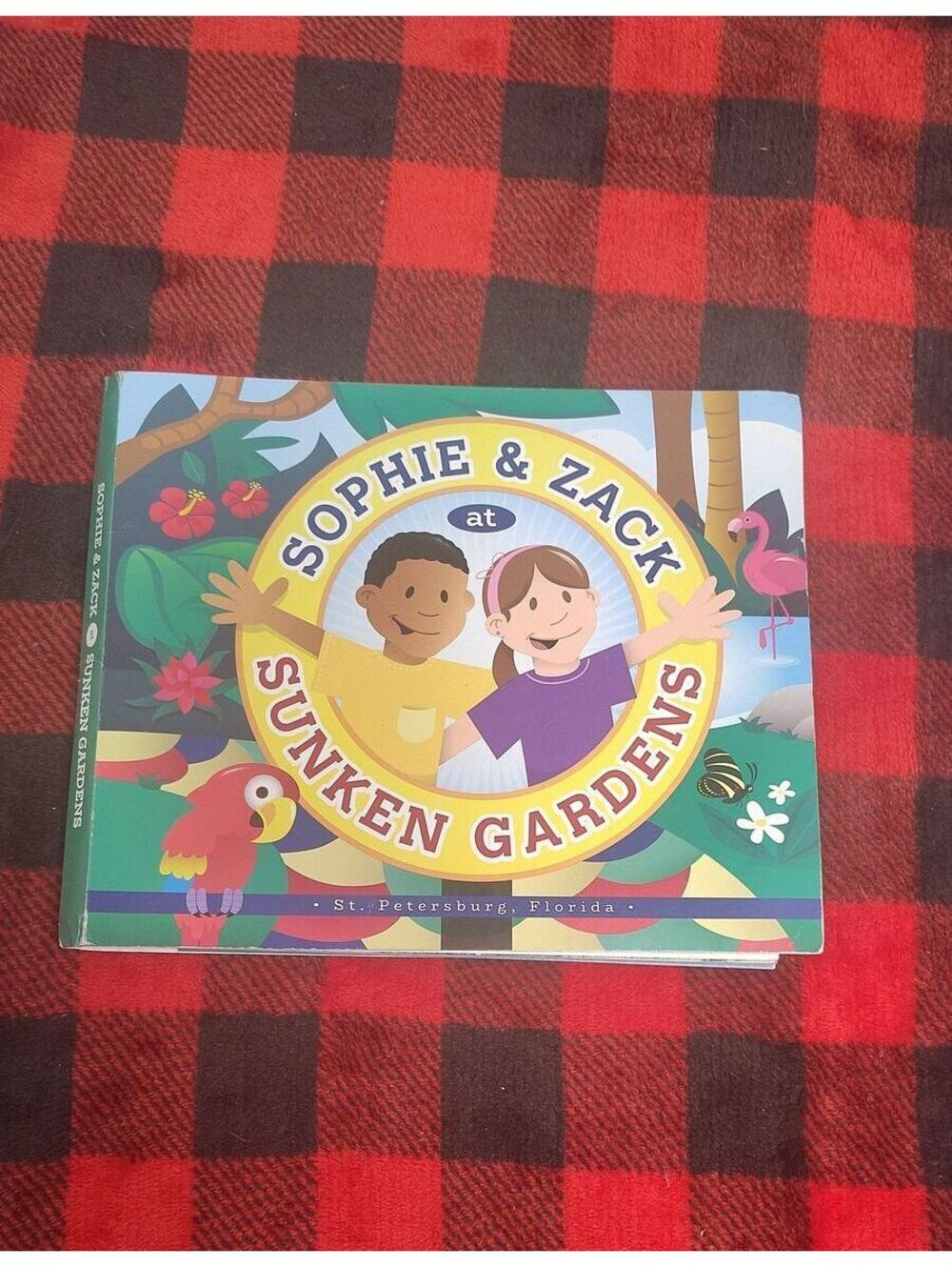Sophie & Zack at Sunken Gardens St Petersburg Florida Kids Activity Book